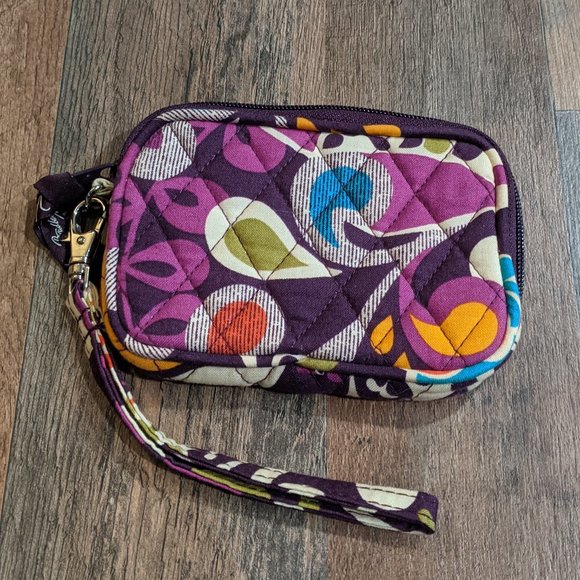 Vera Bradley Handbags - Vera Bradley Wristlet - Plum Crazy